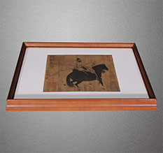 宁强书画装裱配框服务案例